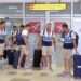 Vodeni luk i ovacije za vaterpoliste na aerodromu