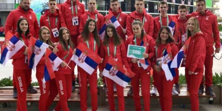 Anja Crevar nosila zastavu na otvaranju OI mladih
