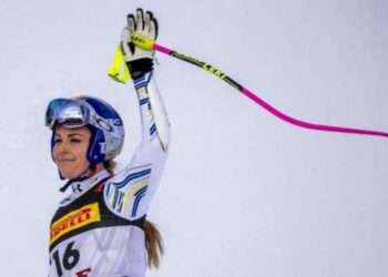 Poslednji spust šampionke na skijama