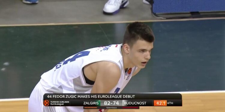 Budućnost dala najmlađeg igrača Evrolige ikada (VIDEO)
