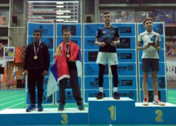 Bronza u badmintonu za Uglješu Mihajlovića u Izraelu