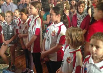 Iz Sabornog hrama Sv. velikomučenika Georgija u Kabramati