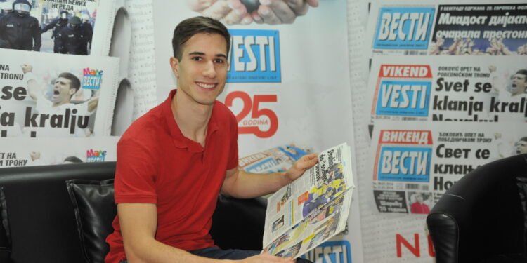 Strahinja Jovančević za “Vesti”: Naučio sam da letim!