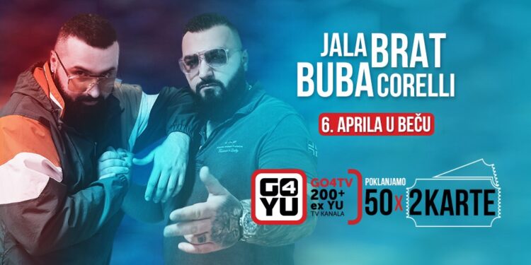 GO4YU poklanja 50 karata za veliki koncert Jala Brata & Bube Corelli u Beču