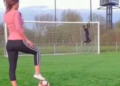 Devojka šutnula loptu, ali nije pogodila šta je htela (VIDEO)