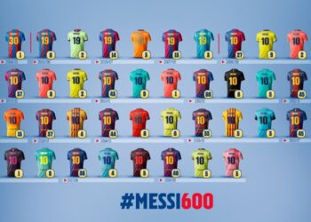 38 garnitura Barseloninog dresa u kojima je Mesi dao 600 golova