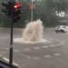 Potopljeni Beograd: Nasred raskrsnice – fontana! (VIDEO)