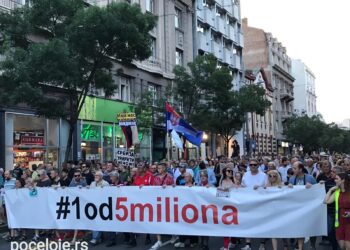 Protest “Jedan od pet miliona” i ove subote u Beogradu (FOTO)