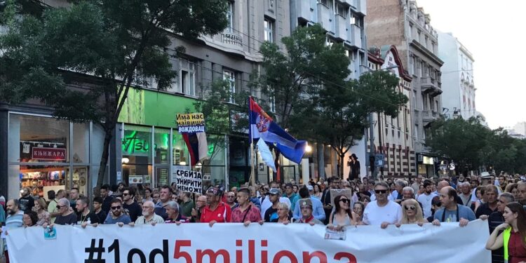 Protest “Jedan od pet miliona” i ove subote u Beogradu (FOTO)