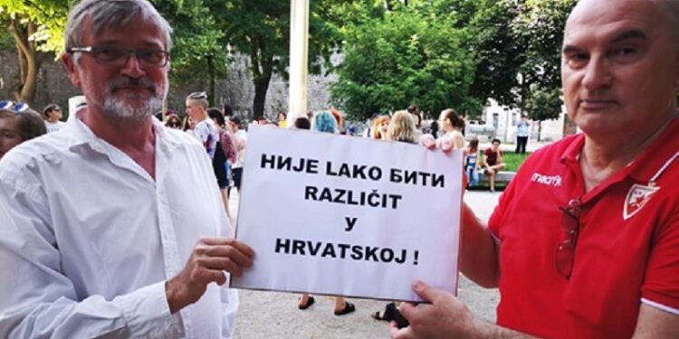 Split: Veteran u majici Crvene zvezde prošetao Paradom ponosa