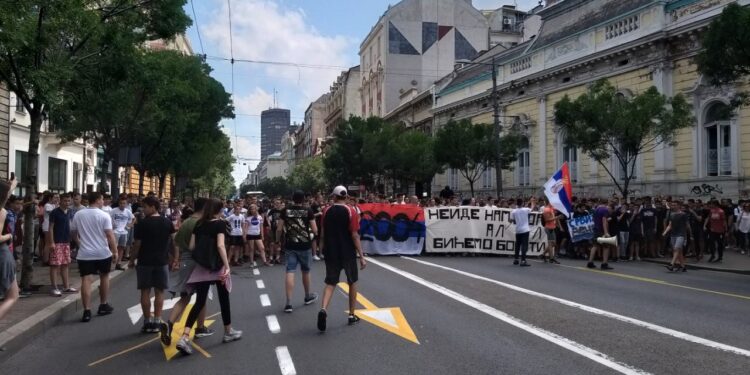 Završen protest đaka, novi najavljen za sutra (FOTO, VIDEO)