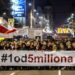 Završen još jedan protest “1 od 5 miliona” u Beogradu