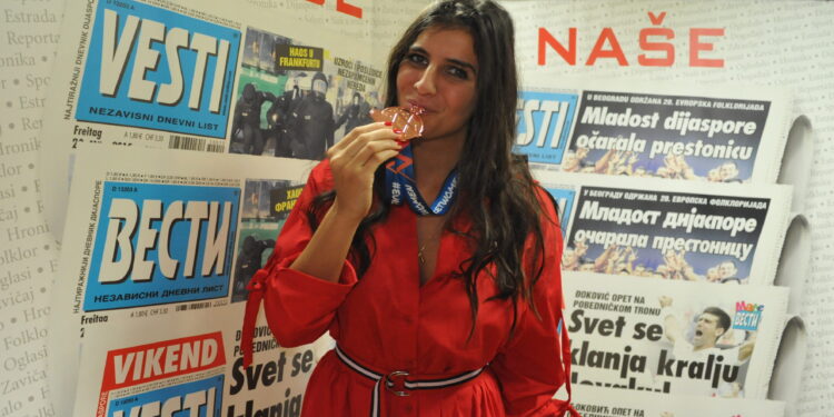Gost „Vesti“ Ana Dabović: Ponosna na tim!