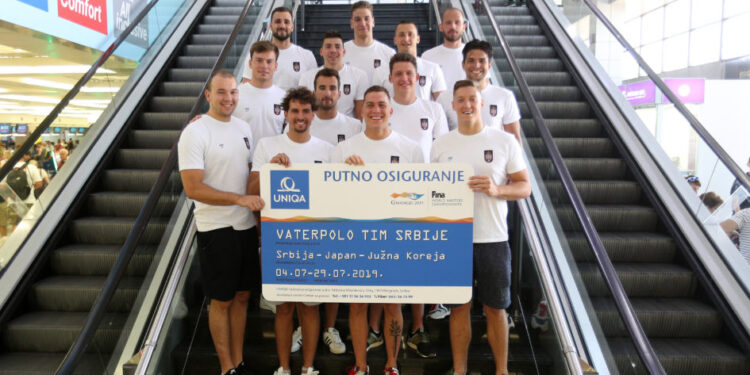 Vaterpolo reprezentacija Srbije otputovala na Svetsko prvenstvo
