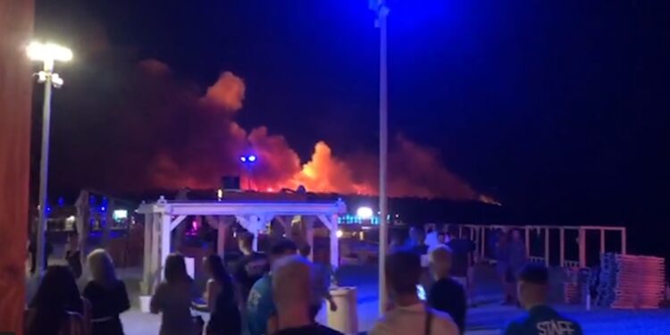 Uzrok požara na plaži Zrće ljudski faktor