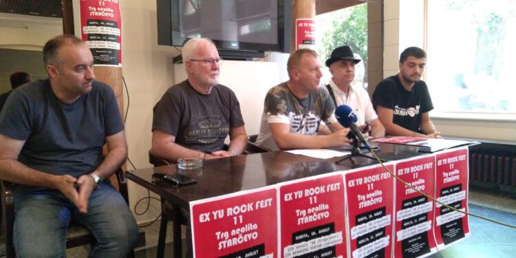 Yu grupa i Nervozni poštar na 11. Ex Yu Rock Fest-u