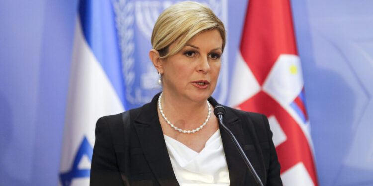 Kitarović ponovo o “velikosrpskoj agresiji” na Hrvatsku