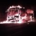 Autobus hrvatske kompanije potpuno izgoreo na auto-putu u Nemačkoj (FOTO)