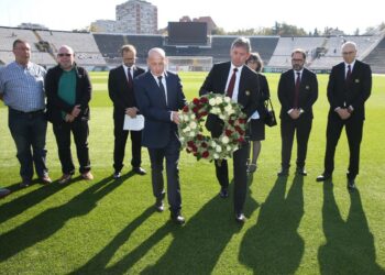 Na stadionu Partizana održana komemoracija žrtvama tragedije u Minhenu