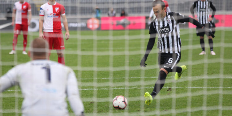 Partizan poveo protiv Vojvodine posle penala (VIDEO)