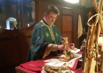 Svečano u hramu Svetog kneza Lazara u Aleksandriji