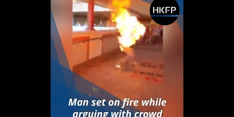 Hongkong: Zapalili čoveka koji je rekao “Vi niste Kinezi” (VIDEO)
