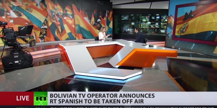 Cenzura: Prekidaju se emitovanja televizije RT u Boliviji