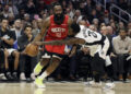 Harden Hjustonov rekorder, Lebron deveti svih vremena