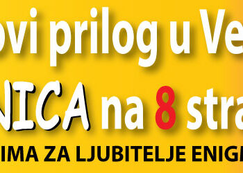 Novi prilog u Vestima: Ukrštenica na 8 strana!