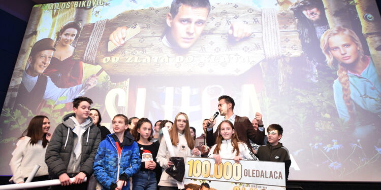 Veliki uspeh filma “Sluga” u domaćim bioskopima Miloš Biković proslavio sa publikom (FOTO)