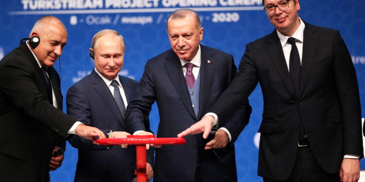 Putin i Erdogan pustili u rad “Turski tok”, prisustvovali i Vučić i Borisov (VIDEO)