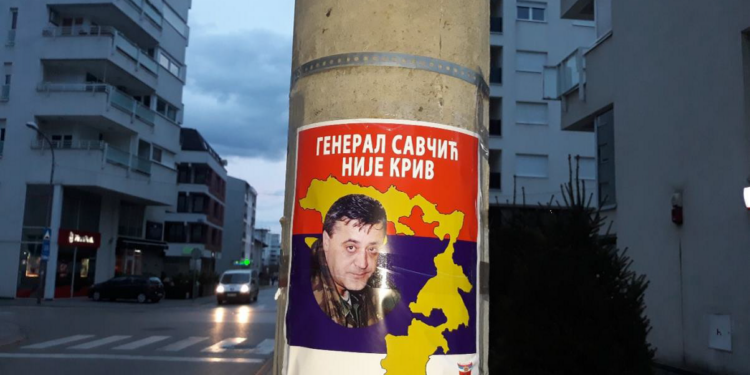 Banjaluka oblepljena plakatima podrške predsedniku BORS