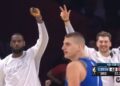Svi Jokićevi potezi na Ol-staru: Dončić dizao tri prsta zbog Srbina, Lebron pesnicom slavio (VIDEO)