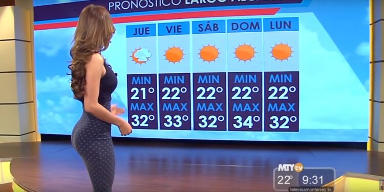 Uz nju svet rado gleda vremensku prognozu (FOTO)