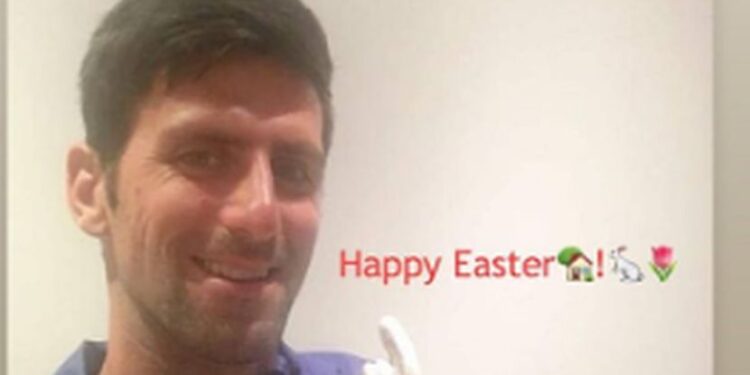 Novak Đoković čestitao Uskrs svima koji slave po Gregorijanskom kalendaru (FOTO)
