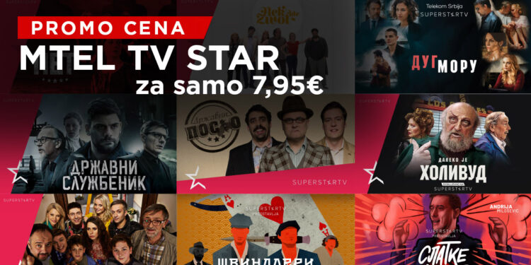 Novi MTEL Austria TV paketi sa gratis SUPERSTAR videotekom i promo cenom!