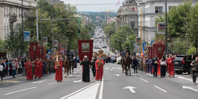 Sutra obeležavanje Spasovdana, ali bez litije