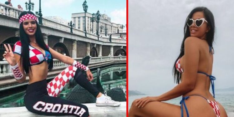 Superseksi Hrvatica u mini kockastom bikiniju pokazala previše: Mundijal u Rusiji joj doneo ogromnu slavu (FOTO)