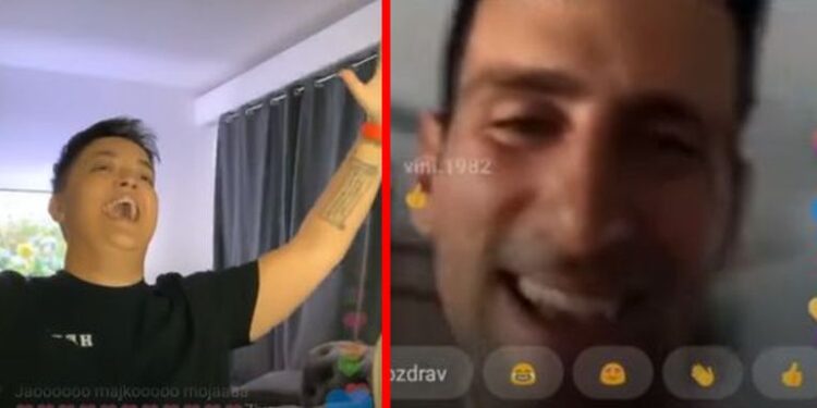 Marija pevala “Pukni zoro”, a onda se Đoković uključio u “lajv”: Nole i Šerifovićeva napravili ludilo na Instagramu (VIDEO)