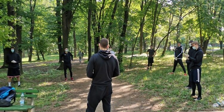 Košarkaši Partizana trenirali u „Hajd parku“: Uz domaće igrače samo jedan stranac (FOTO)