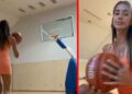 U Beogradu plenila lepotom, u Zadru dominira koševima: Seksi devojka Aleksandra Zvereva ne promašuje (VIDEO)