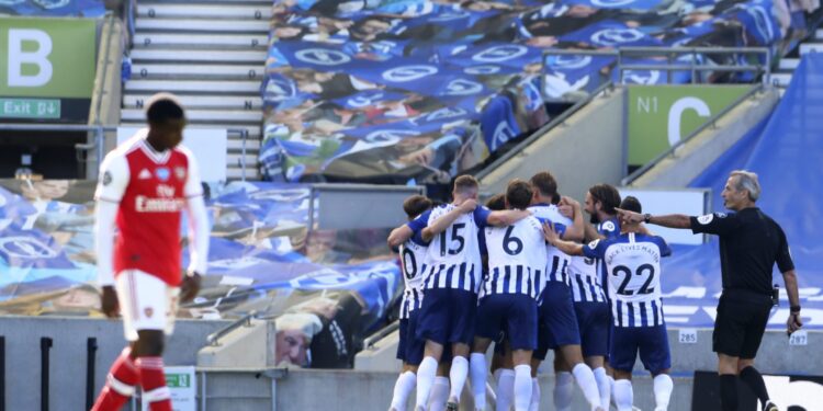 Nova katastrofa Arsenala: Brajton pobedio golom u 95. minutu (VIDEO)
