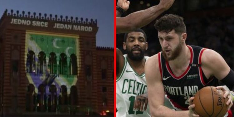 Nurkić napao analitičarku zbog reakcije na zastavu Sandžaka na zgradi Skupštine Sarajeva