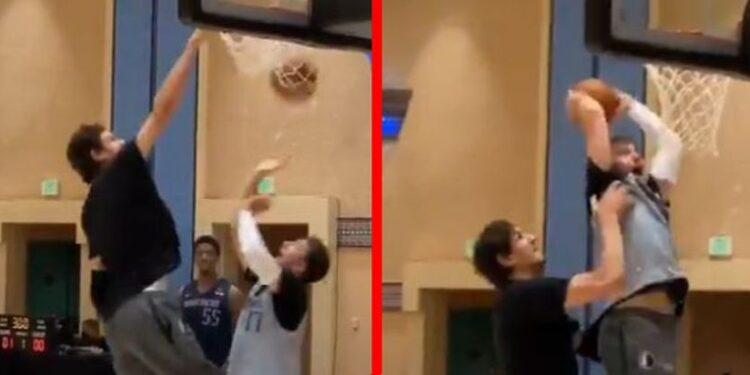 Bobi i Luka igrali „1 na 1“: Pogledajte ko je pobedio u „NBA Balkan basketu“ (VIDEO)
