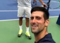 Đoković odradio prvi trening u Njujorku: 2 puta je pogodio Zvereva lopticom (VIDEO)