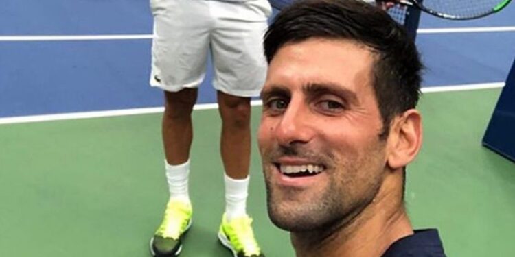 Đoković odradio prvi trening u Njujorku: 2 puta je pogodio Zvereva lopticom (VIDEO)