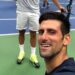 Đoković odradio prvi trening u Njujorku: 2 puta je pogodio Zvereva lopticom (VIDEO)