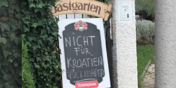 Ugostitelj u Austriji zabranio ulazak onima koji su se vratili iz Hrvatske