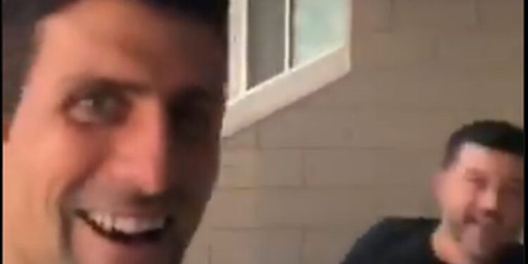 Novak napravio šou u Njujorku: Ludi srpski ples najavio meč sa Špancem (VIDEO)