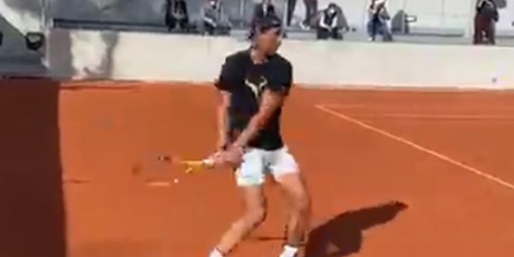 Nadal na treningu vežbao odbranu od Novakovog „tajnog oružja“ (VIDEO)